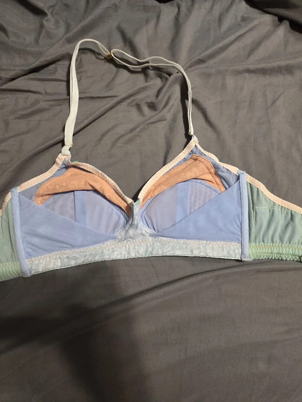 NWOT Women’s Lace Padded Bralette in Pastel Multicolor